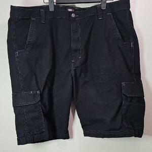 Dickies Black Cargo Shorts for Men Size 40 Gorpcore, Streetwear, Grunge